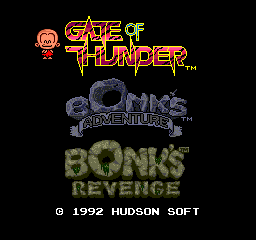 4 in 1 Super CD: Gate of Thunder + Bonk's Adventure + Bonk's Revenge + Bomberman